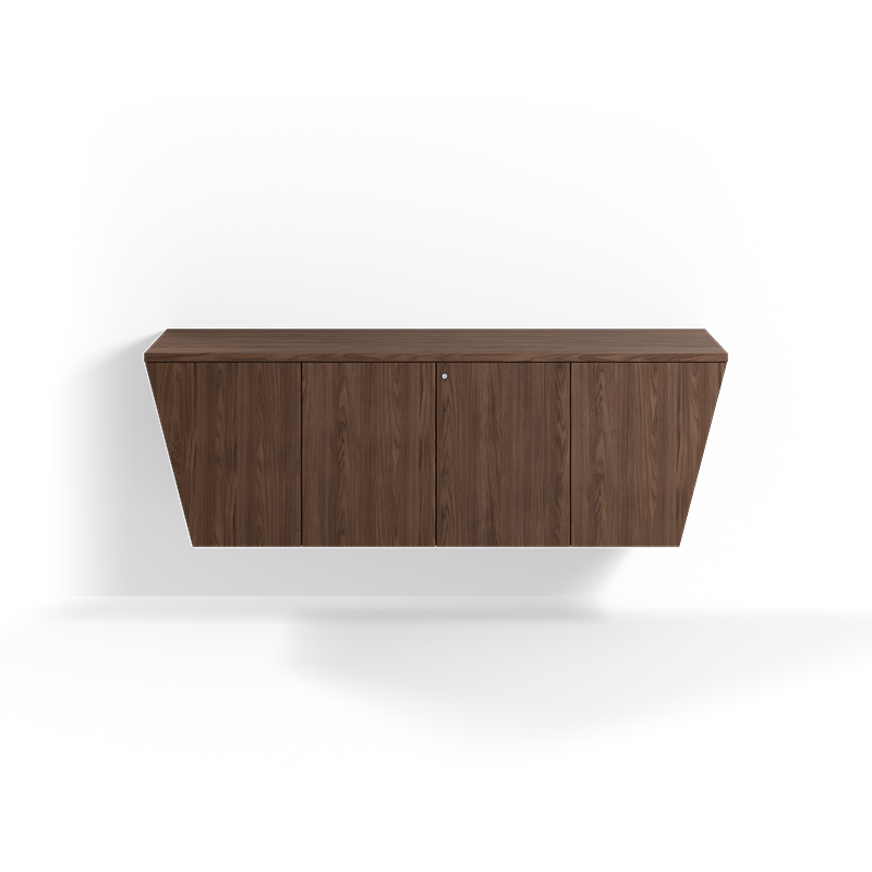 Credenza on white background. 