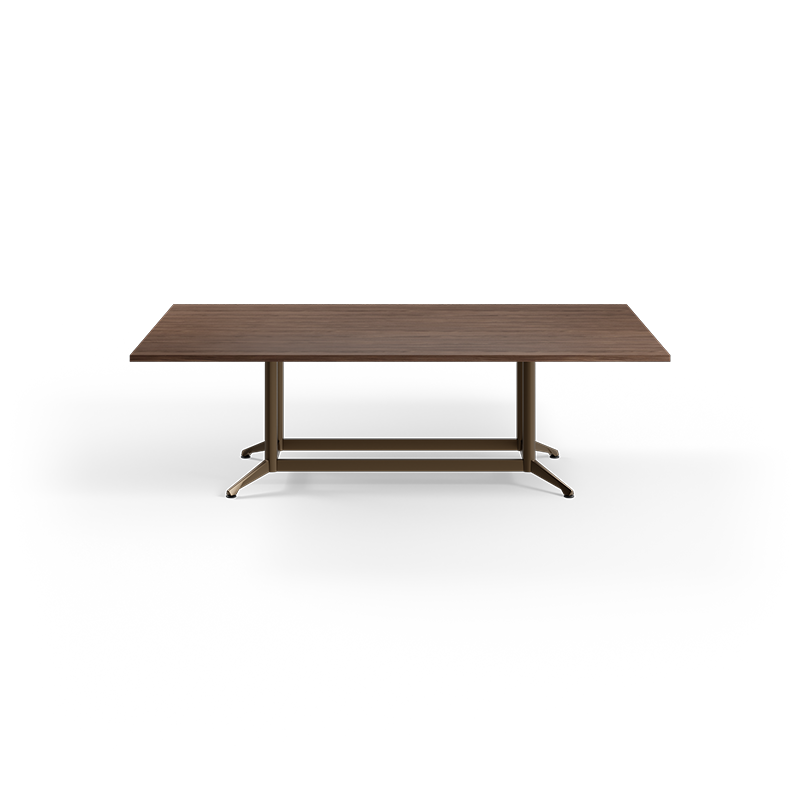 Zori conference table on white background. 