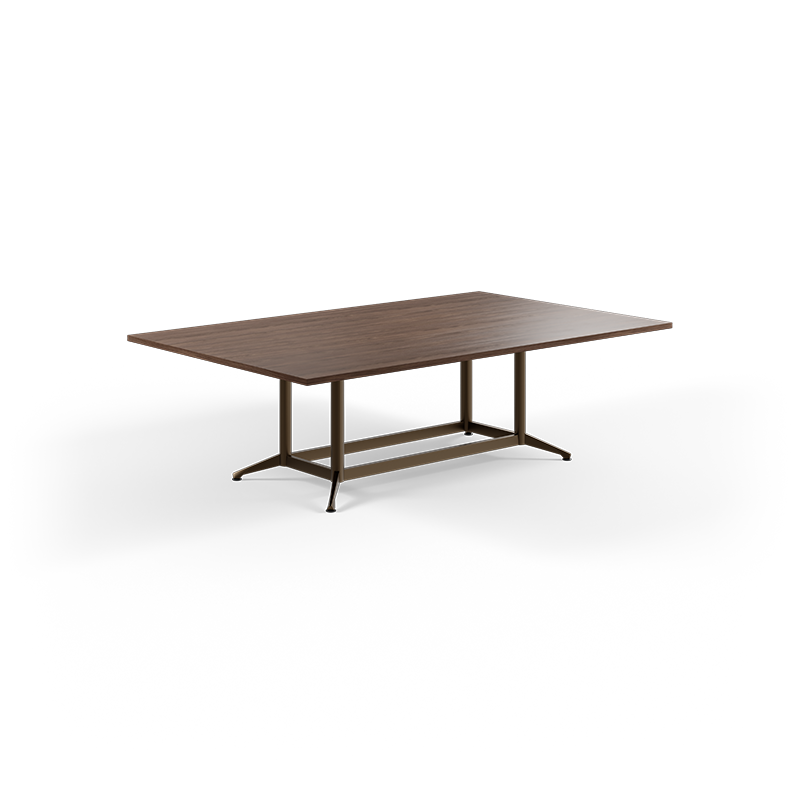 Zori conference table on white background.