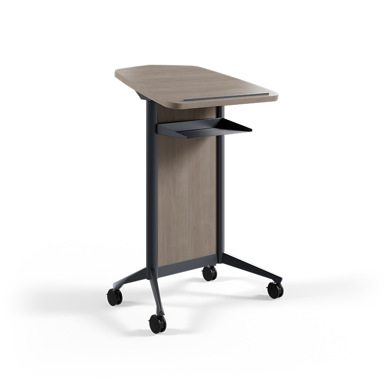 Zori lectern on white background. 