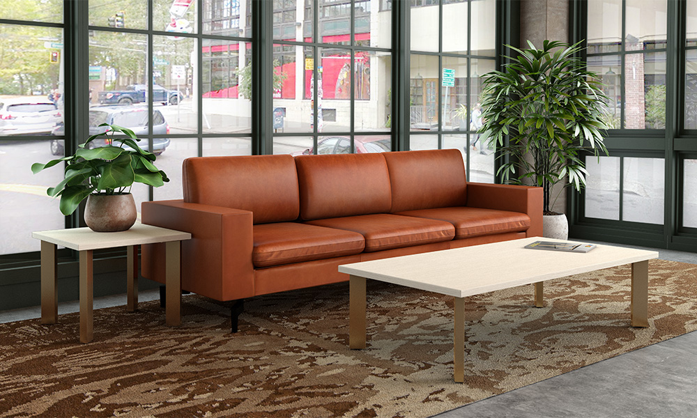 Impression Coffee and Side tables with soft seating