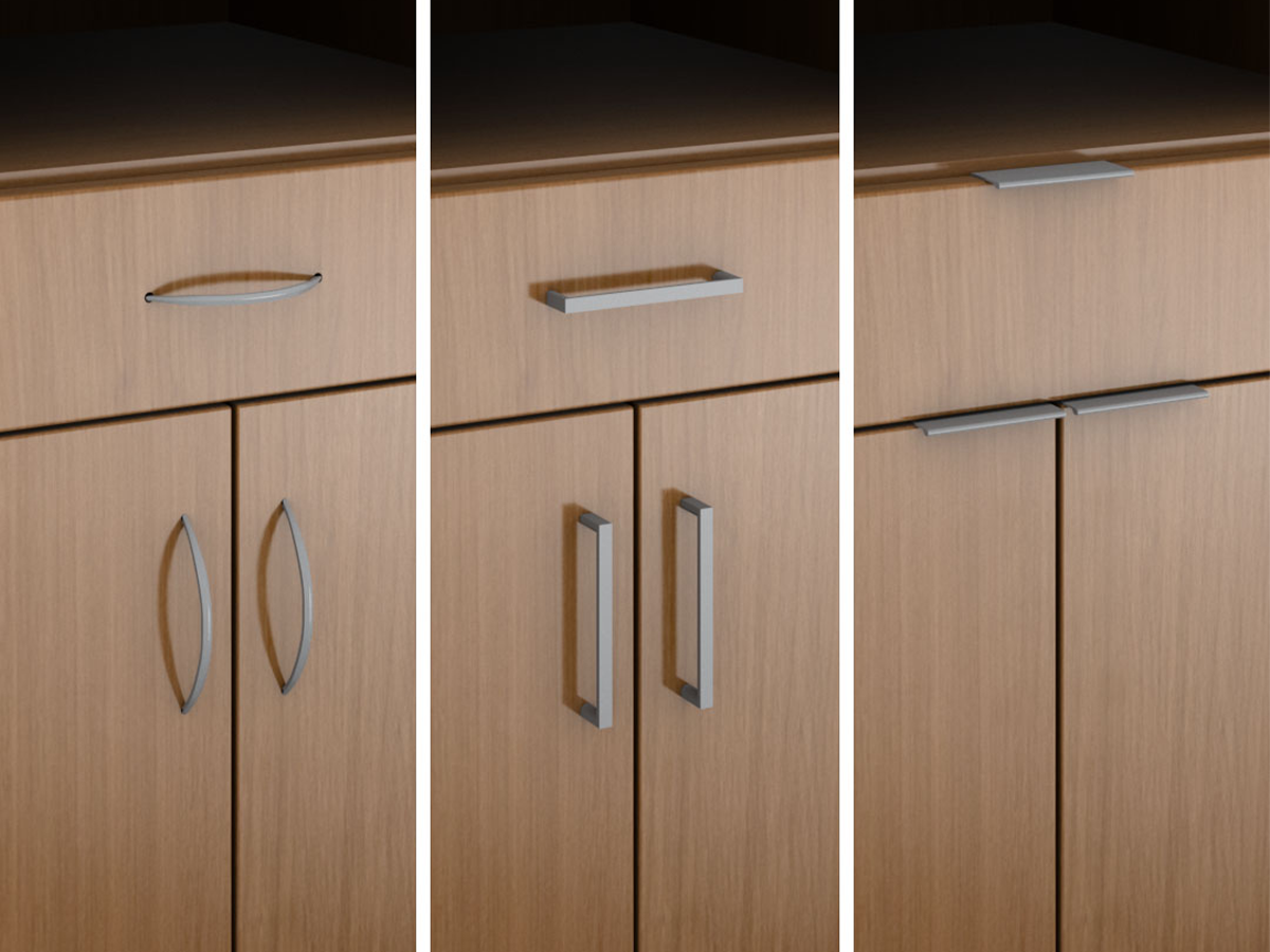 Three pull options for the lectern. 