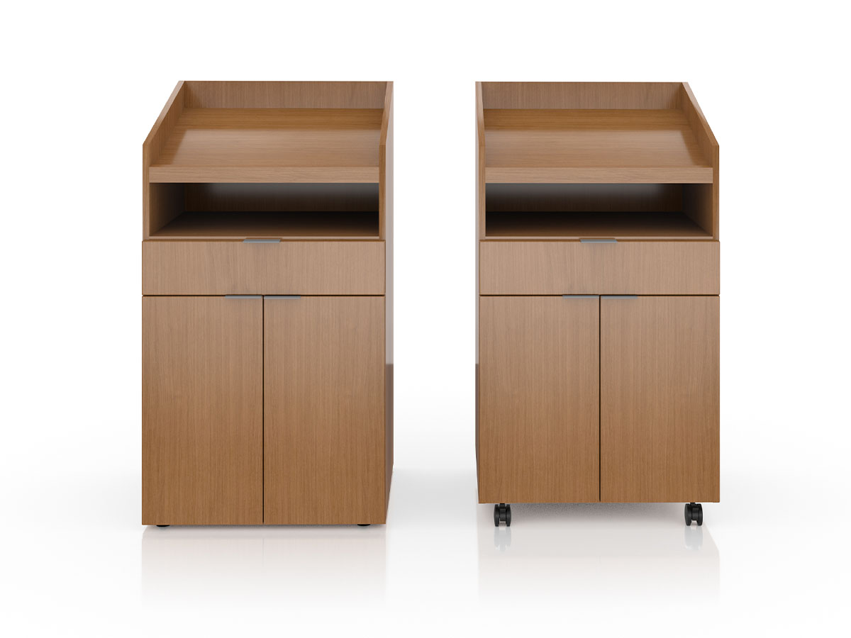 Foundation lecterns beside each other. 