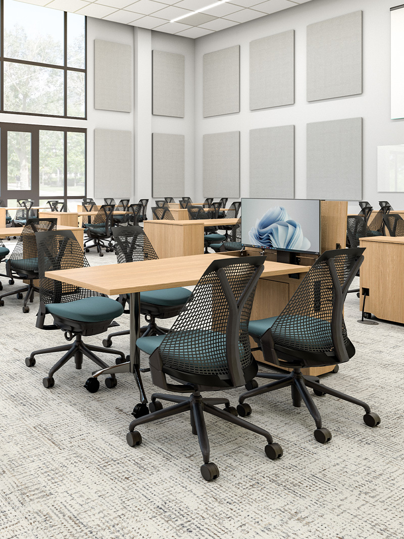 Zori Media Center in large classroom setting