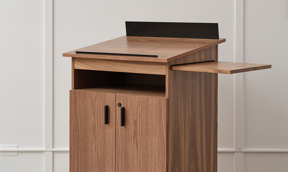 Ligouri Lectern with shelf extended
