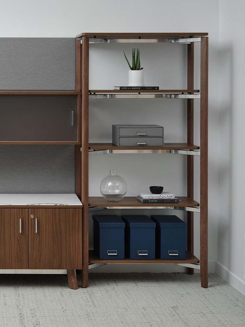 Ligouri Shelving in private office application