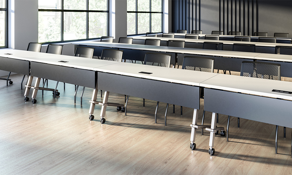 Rows of Quantum Flip Tables in classroom application
