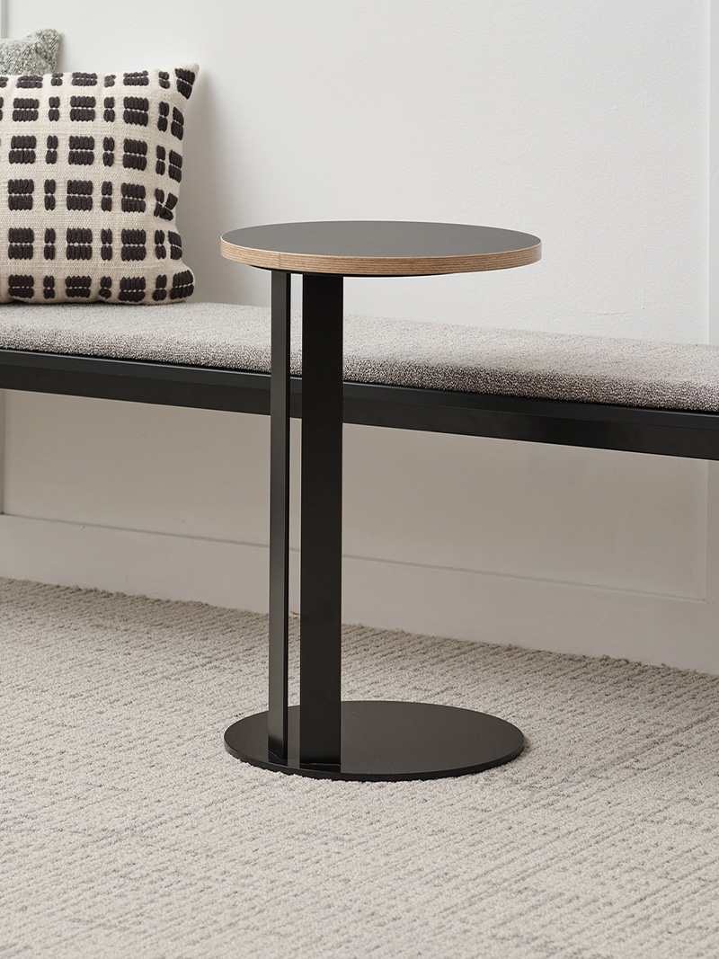 Tangent Laptop Table with Ligouri Bench