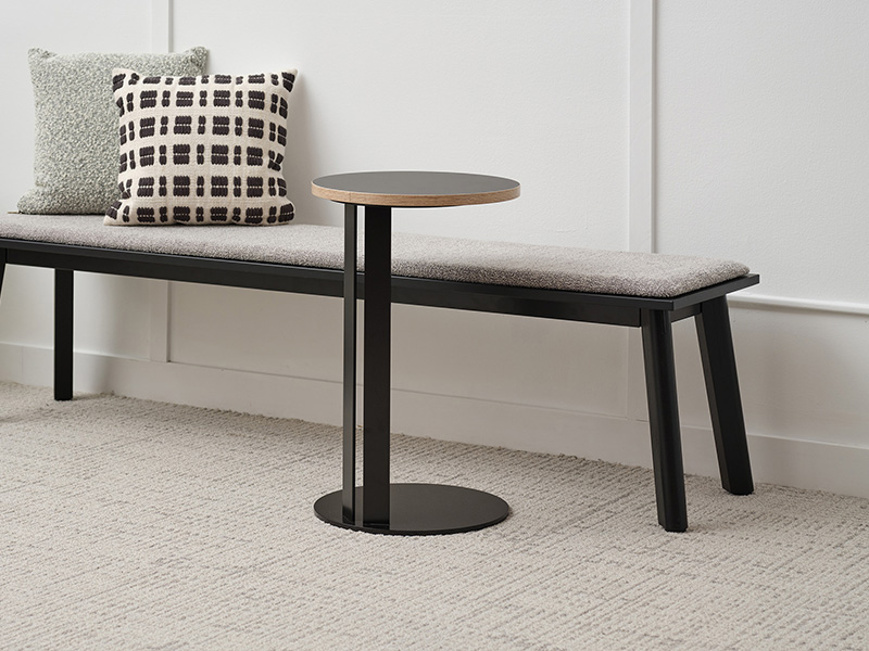 Tangent Laptop Table with Ligouri Bench