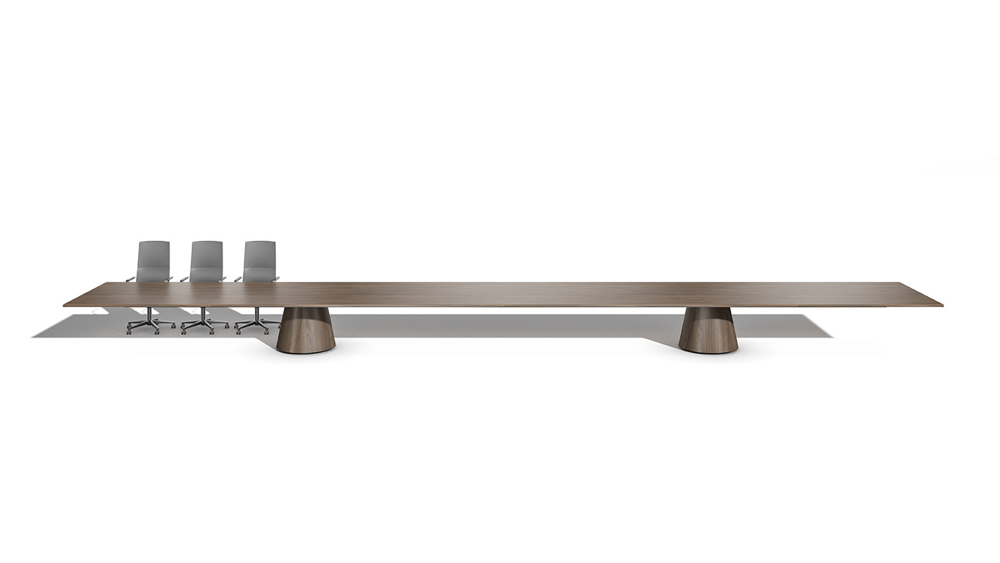 Foundation tapered drum EX table on white background. 