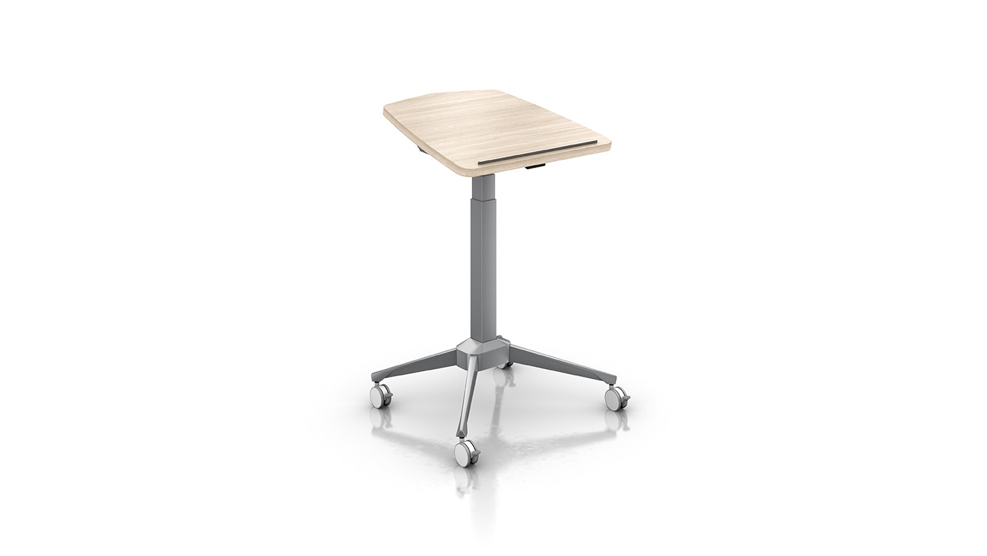 Zori Pneumatic Lectern against white background