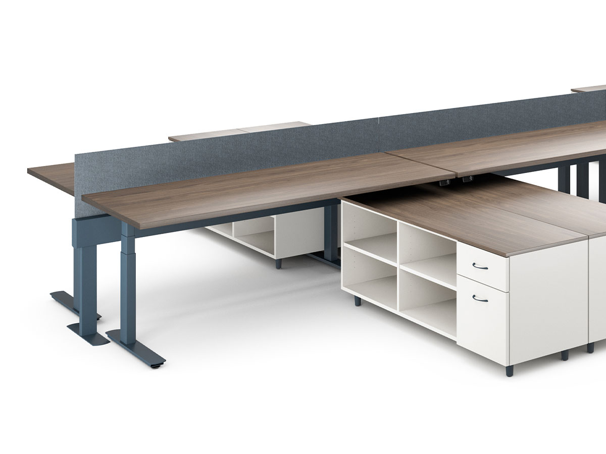 Jet storage underneath the Jet desk.