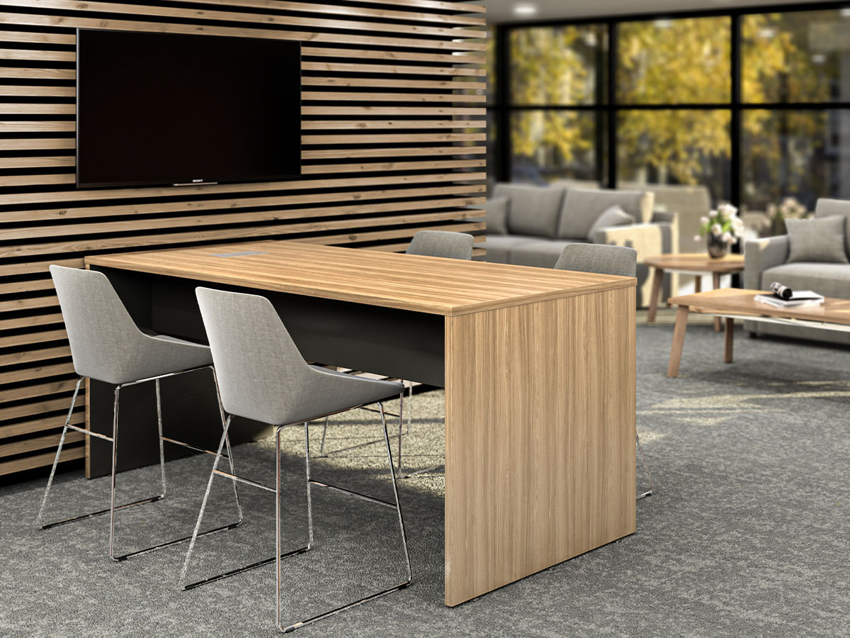Landing table used as a video sharing solution. 