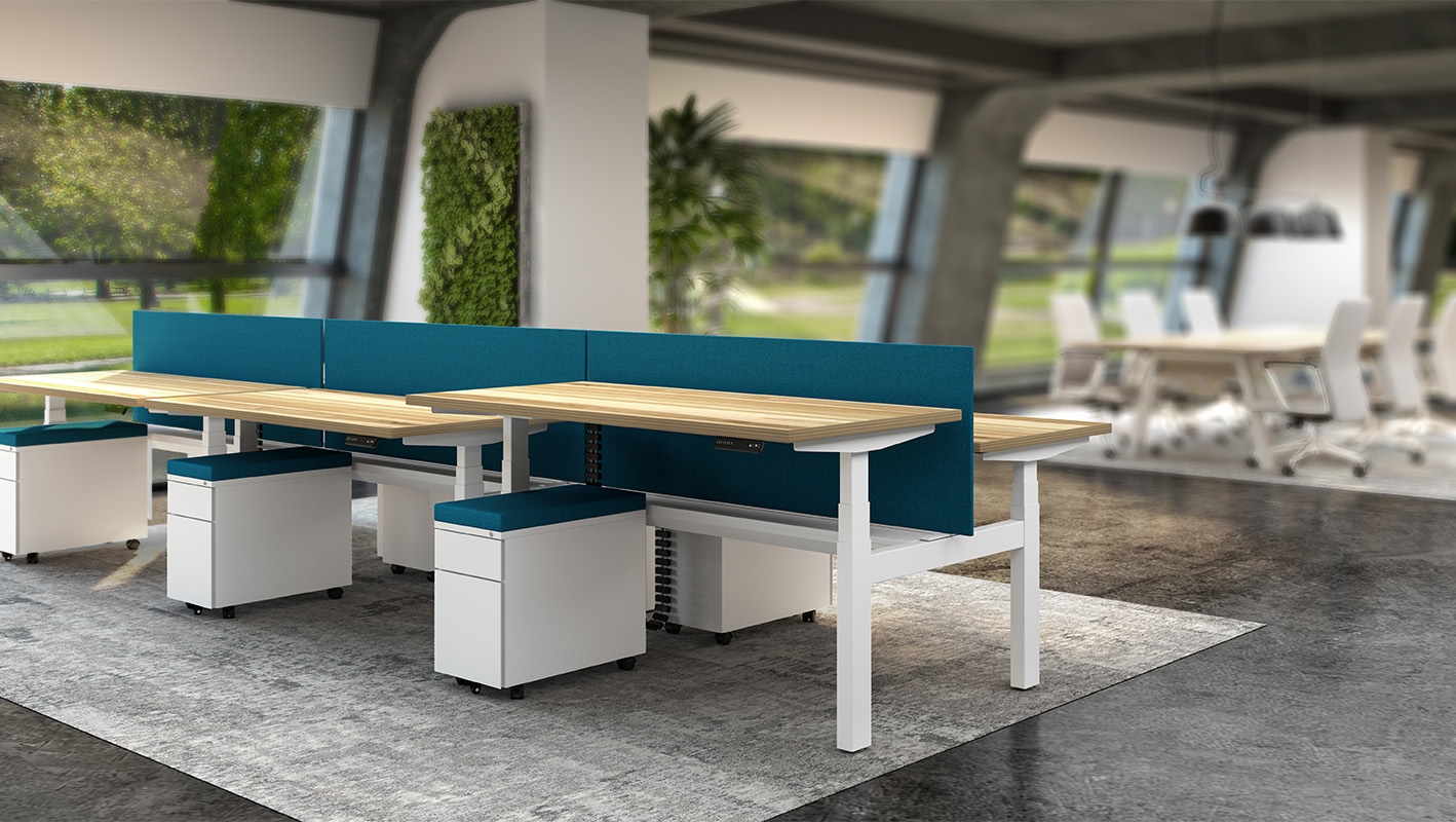 XTB4 6-Pack in open plan office
