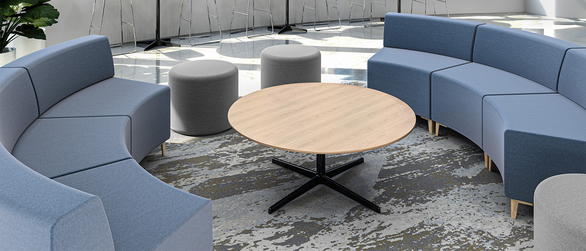 Kinsey Occasional Table with soft seating