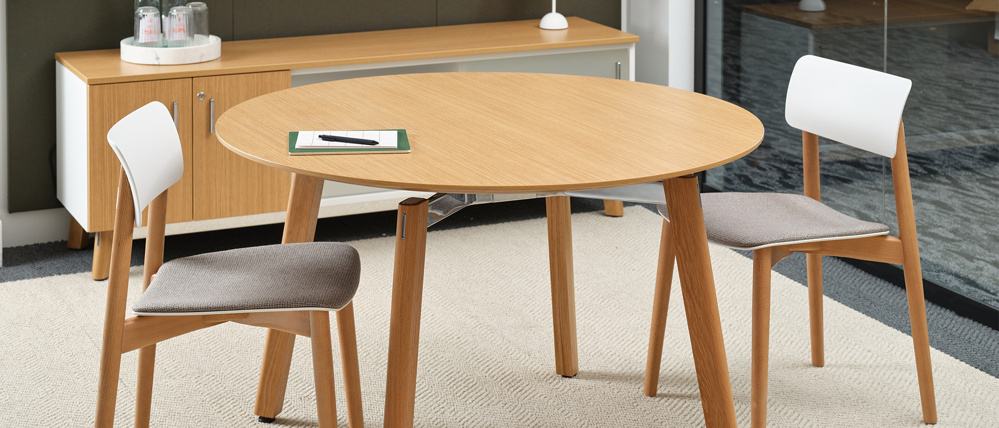 Ligouri Cafe table in private office environment