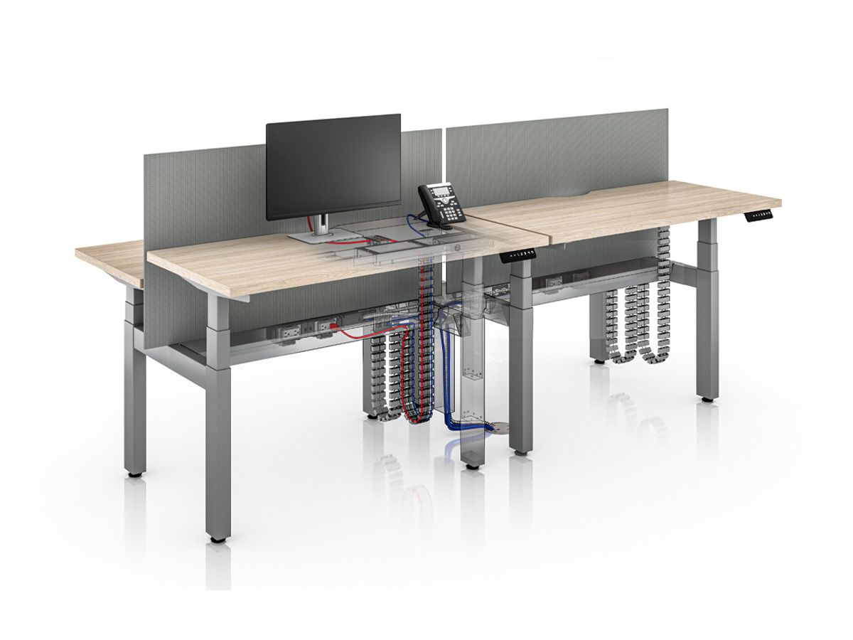 XTB4 linked bench wire routing detail.