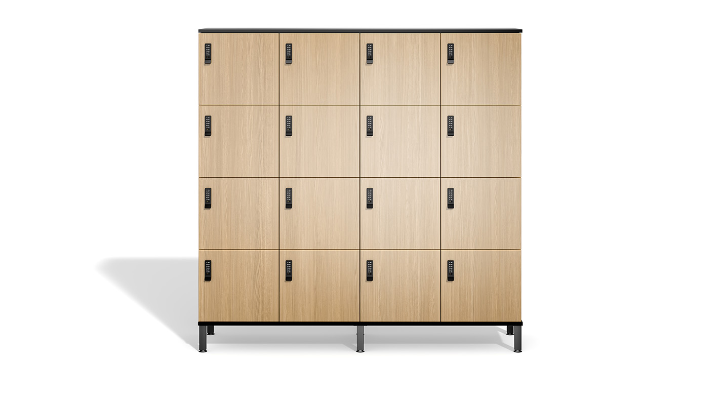 Universal Lockers on whicte background
