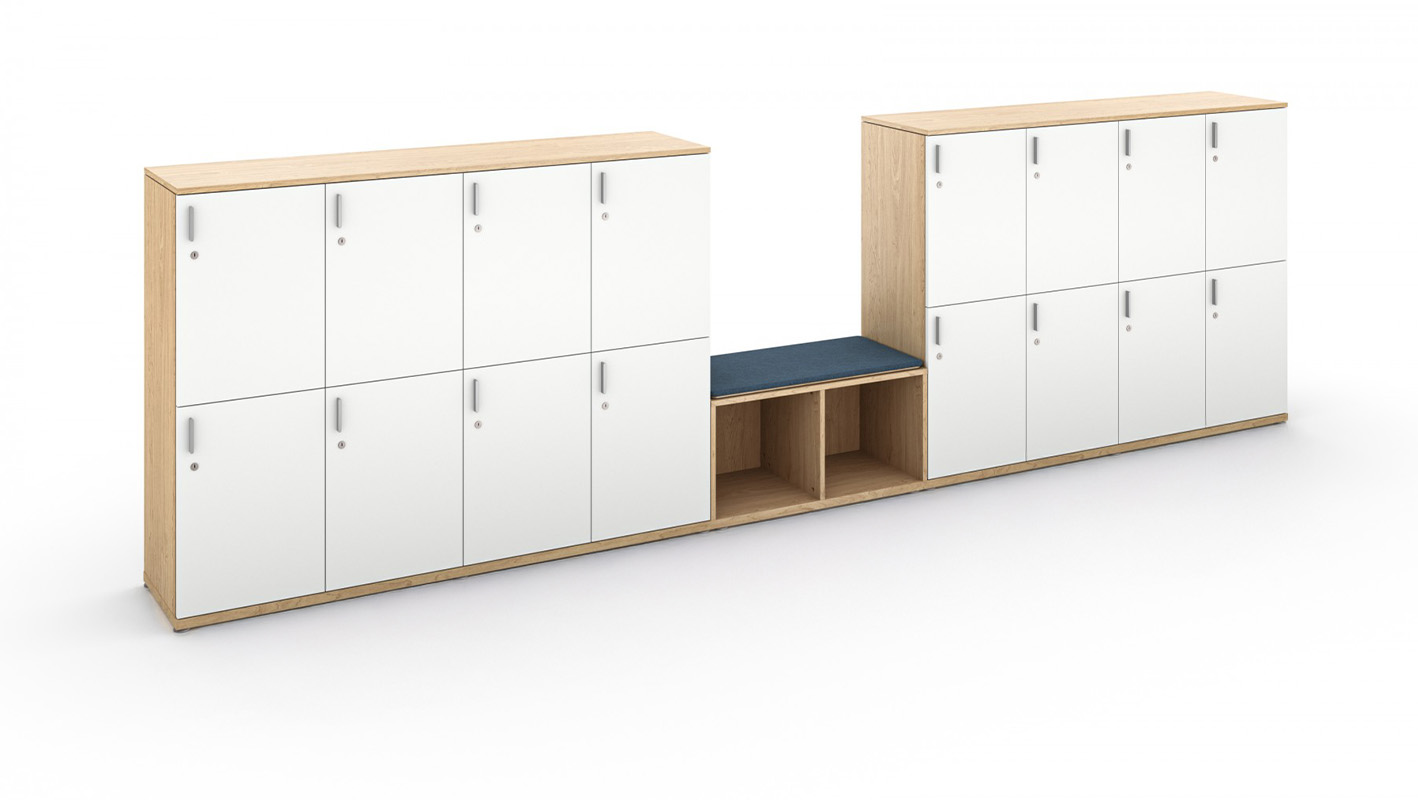 Universal Lockers on white background
