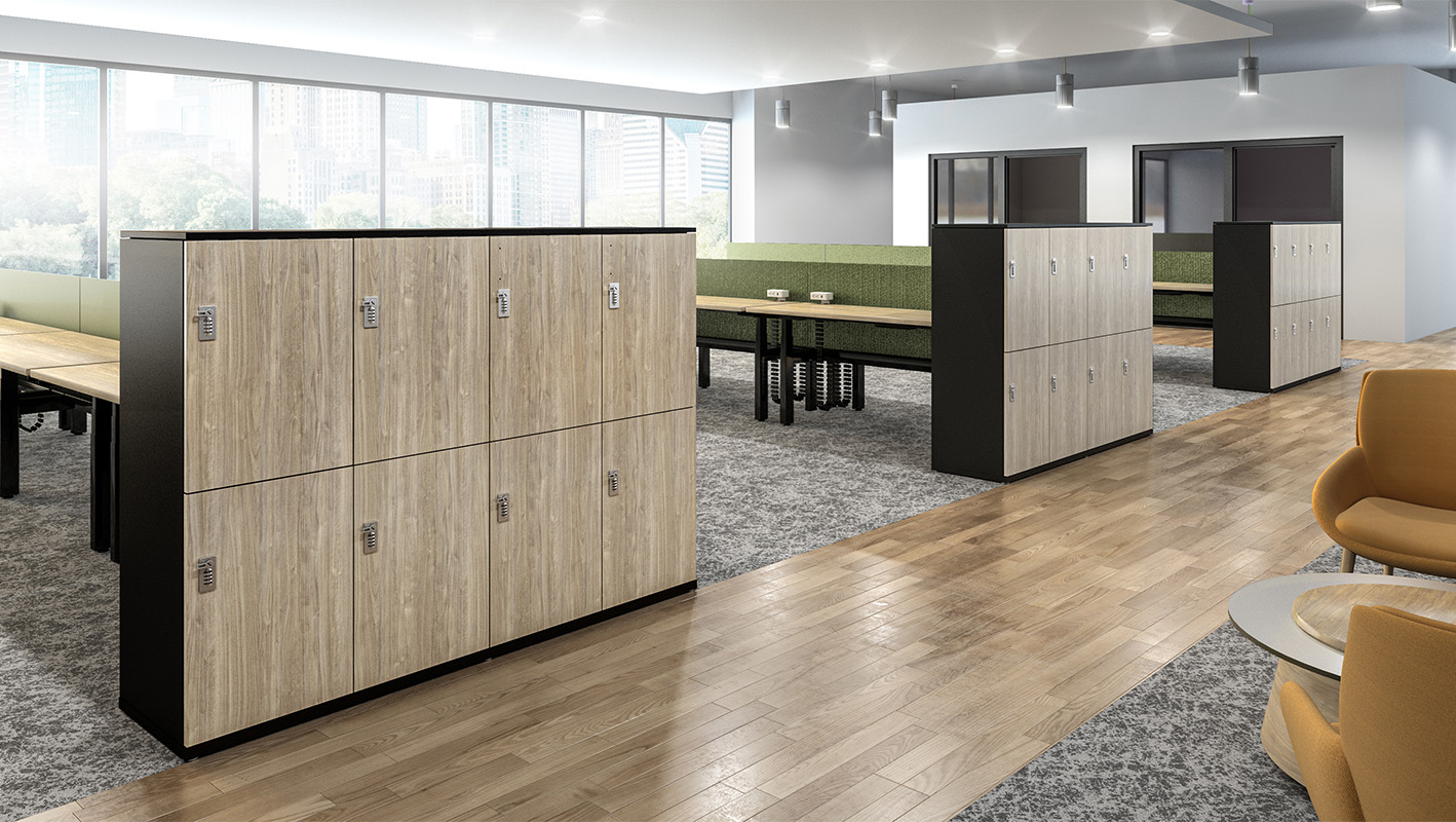 Universal Lockers in open plant application
