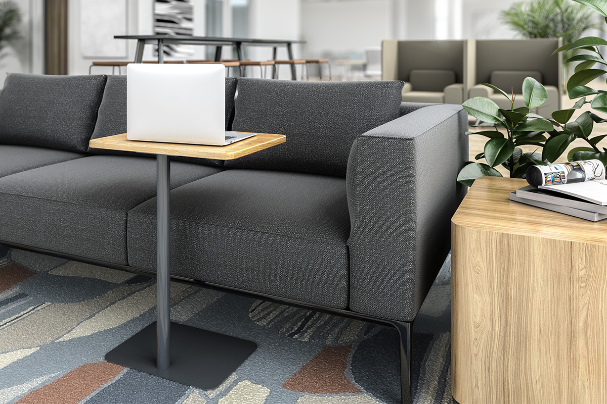 Universal Laptop Table with soft seating