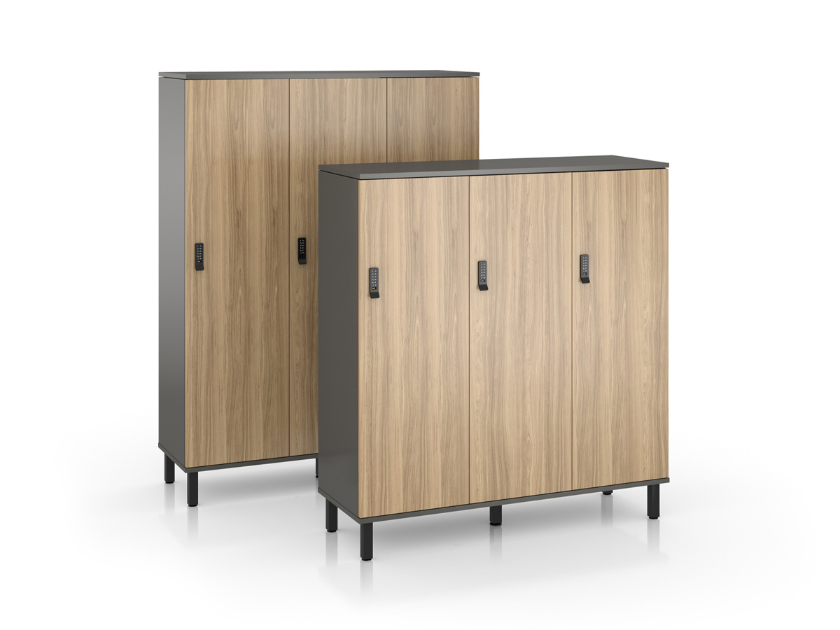 Universal Lockers in 52" and 66" heights.