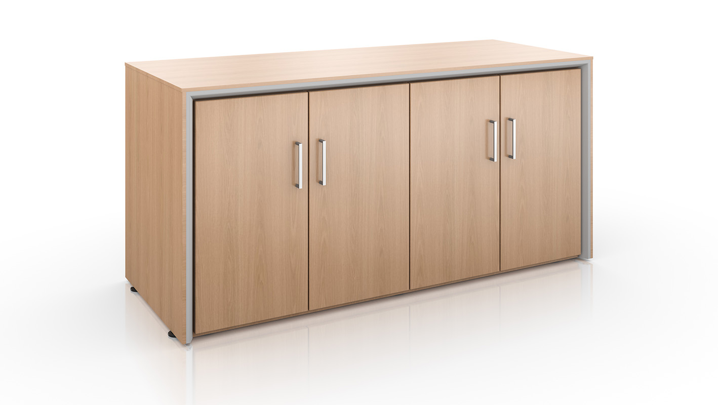 Stealth Credenza on white background