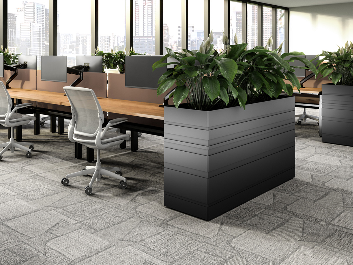 Terra Planters used in end-of-run application.