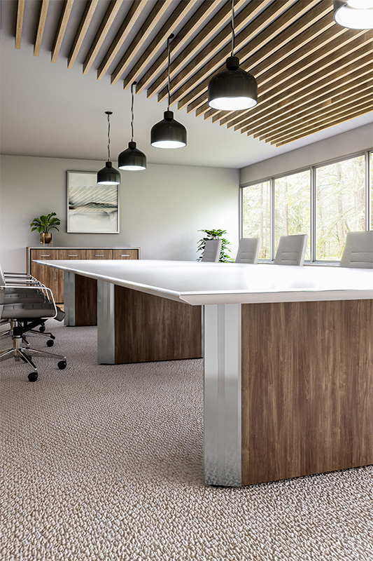 Stealth Conference table in conference room