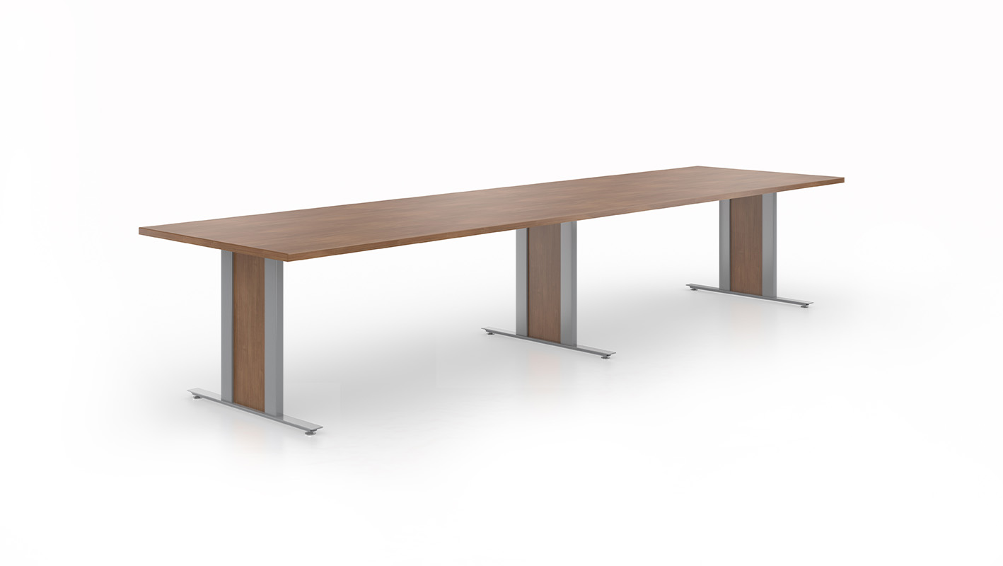 Solano Conference Table on white background