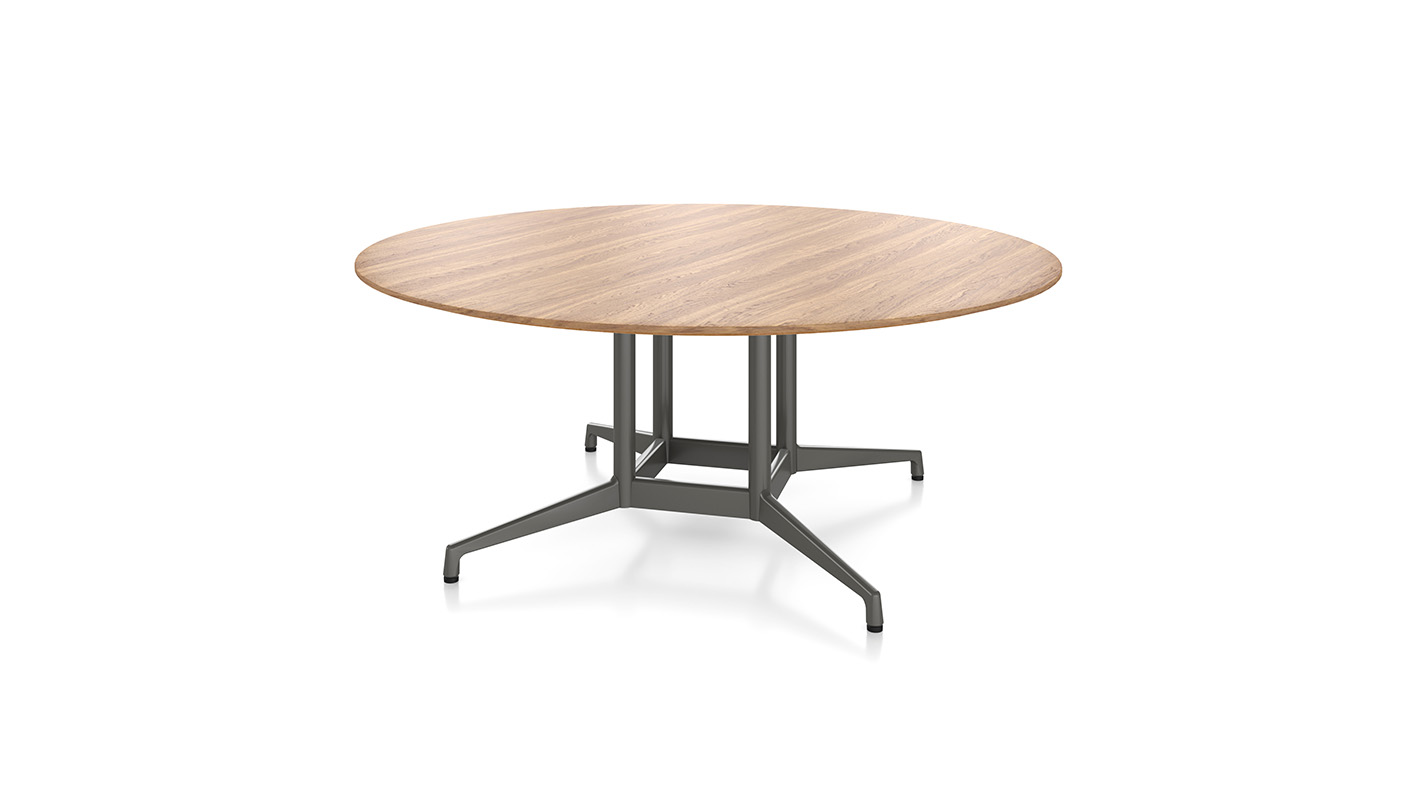 Sensation Next 4-Post x-Base Table on white background