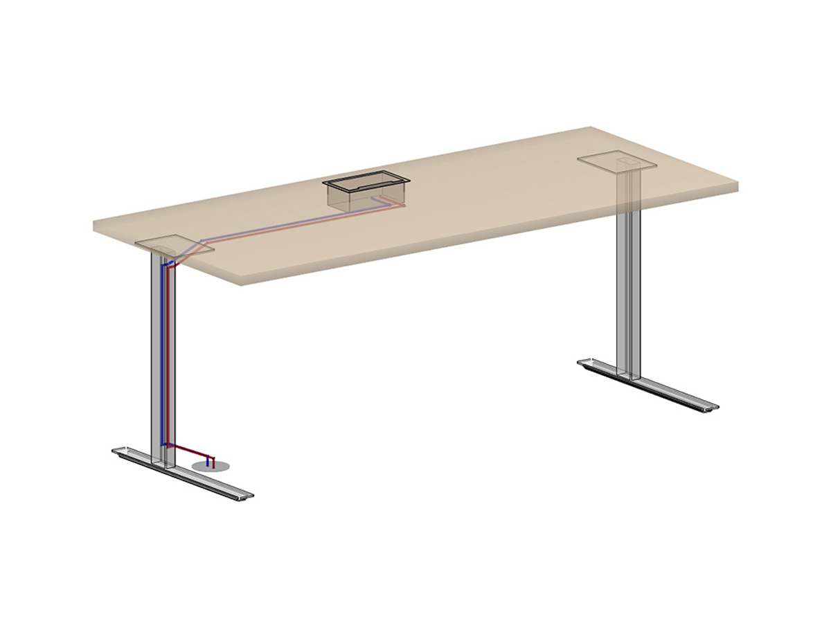 Solano training table wire routing diagram.