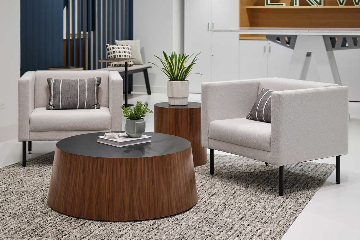Oh Hey Occasional Tables with soft seating