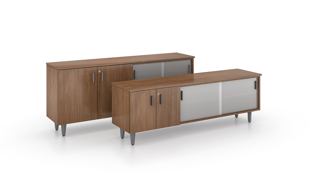 Odyssey Credenzas on white background