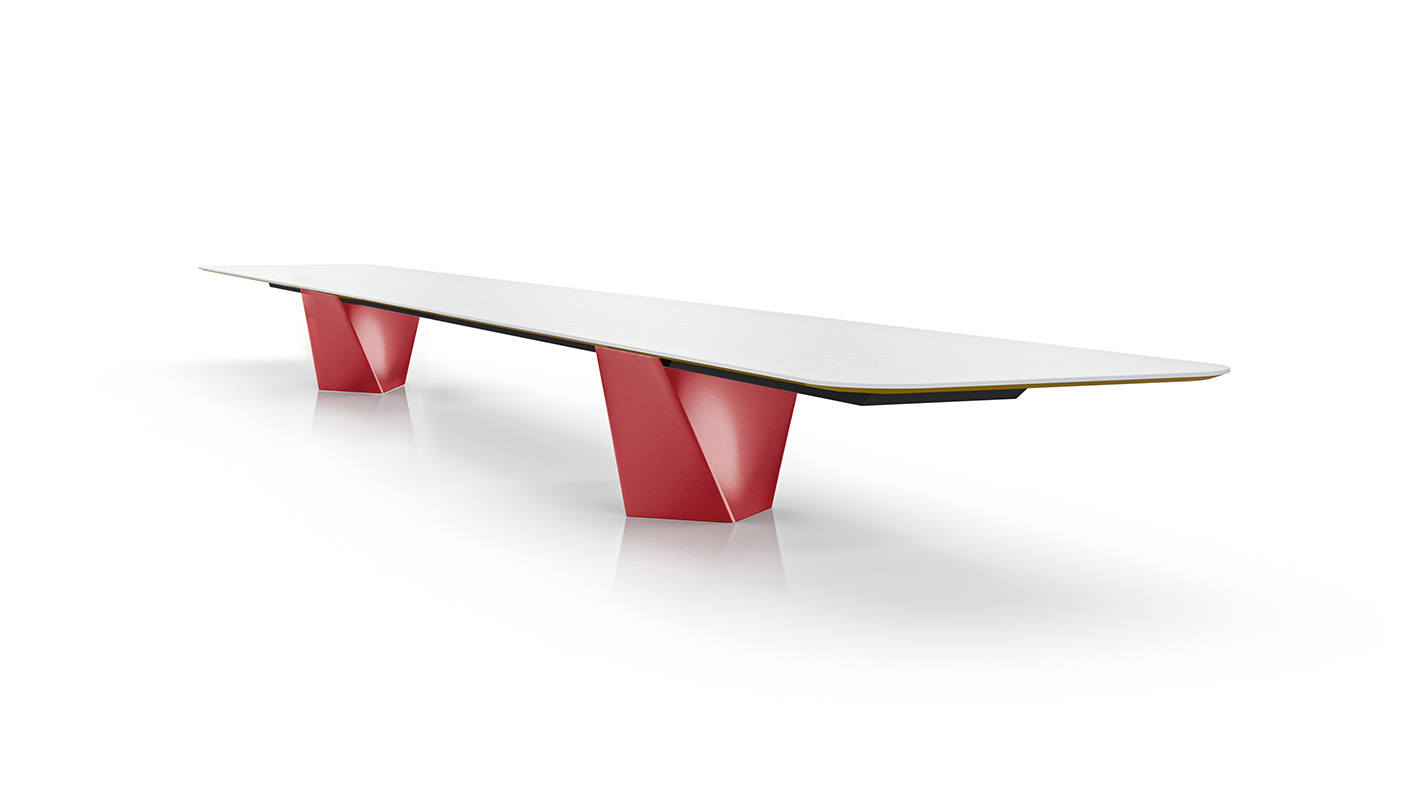 Odyssey Table on white background