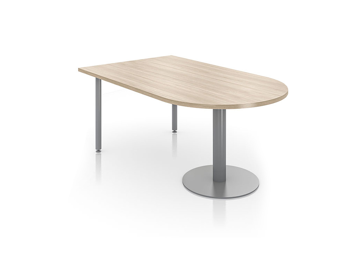 Freestanding video-sharing table.