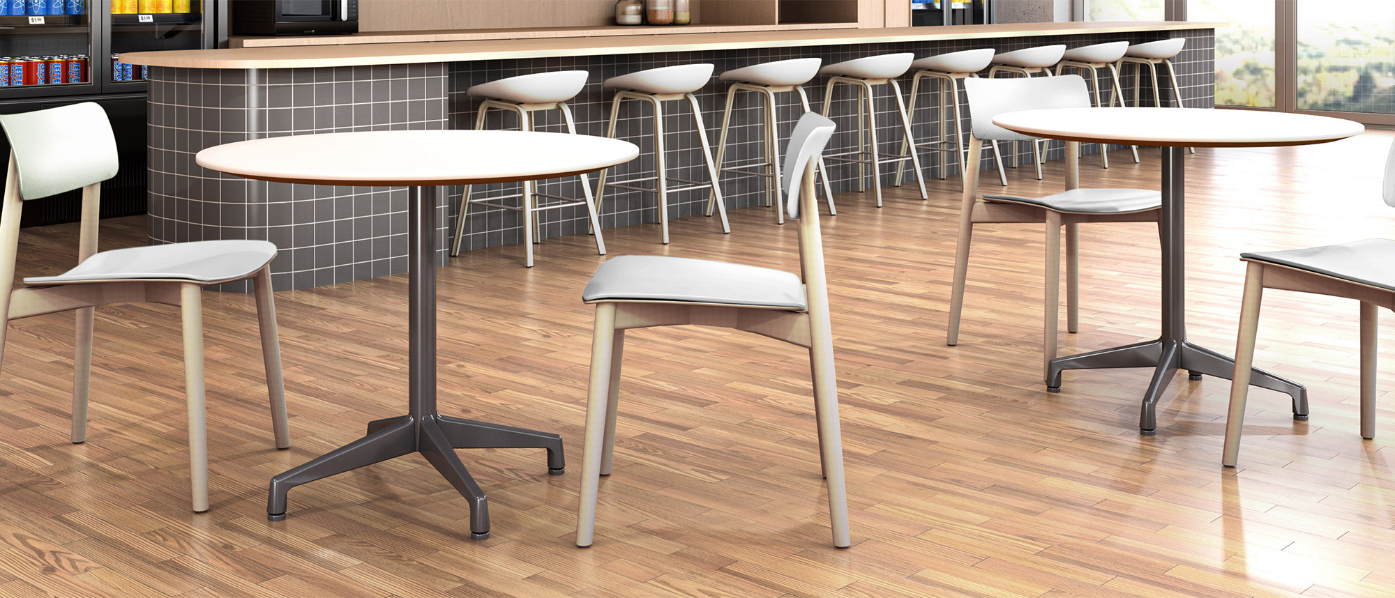 Sensation Next Cafe Tables in cafe