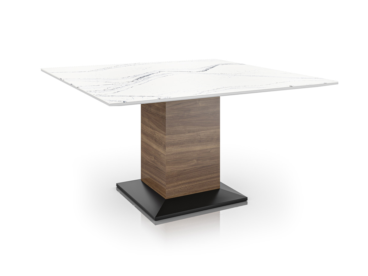 Lugano table with Portrush quartz top.