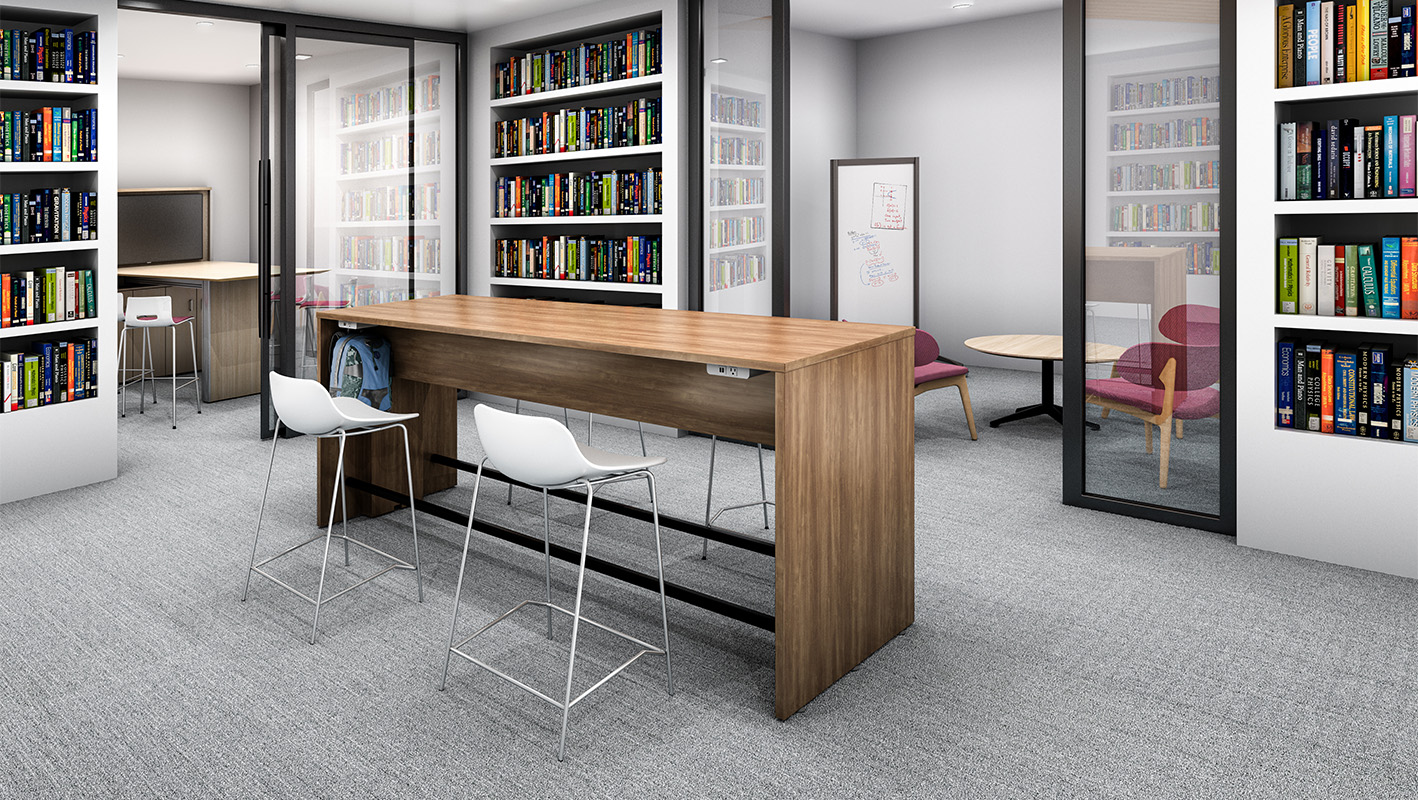 Landing Table in library