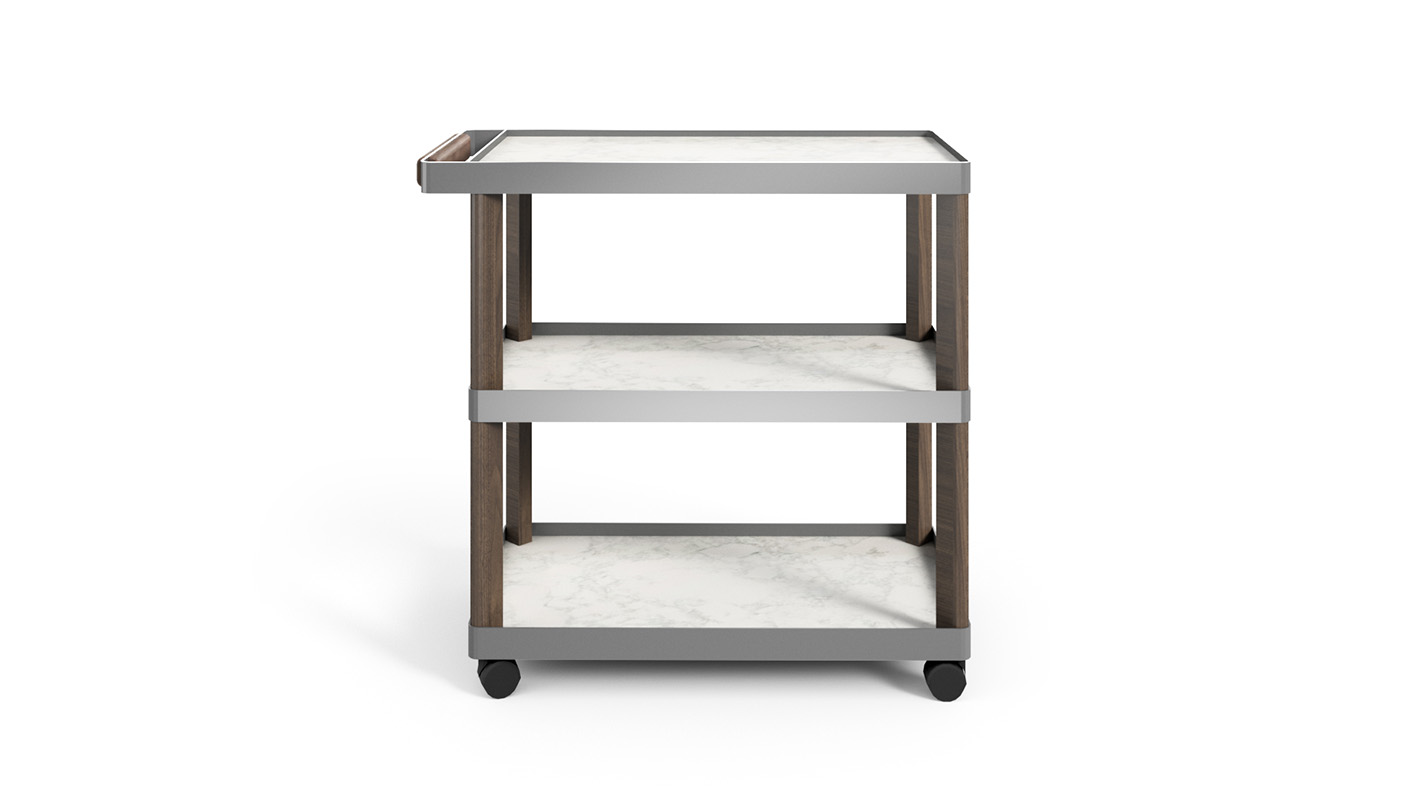 Ligouri Beverage Cart on white background