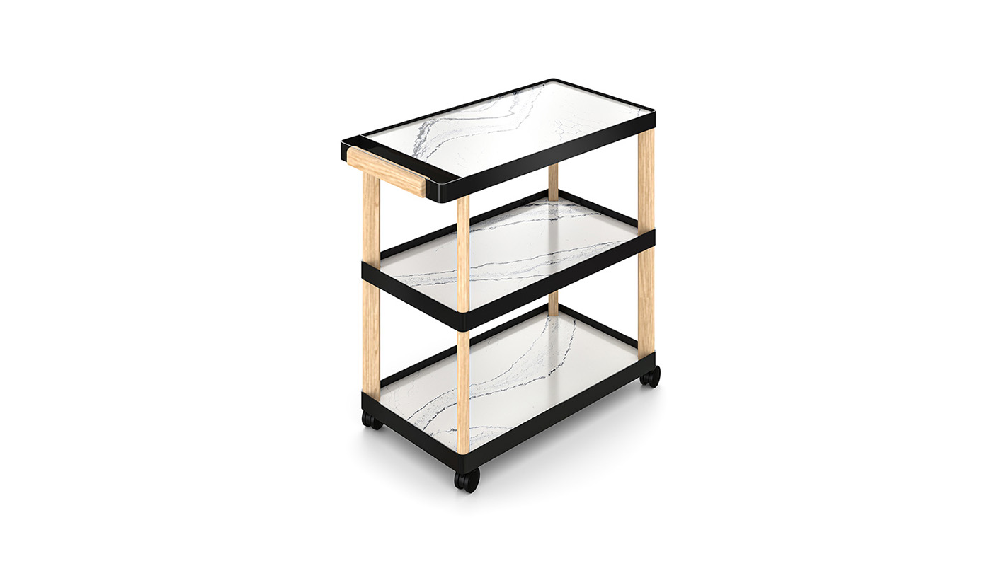 Ligouri Beverage Cart on white background
