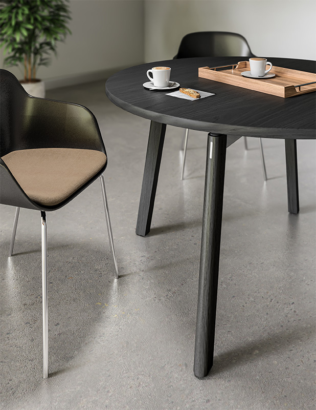 Enwork_Ligouri Cafe Table in cafe space