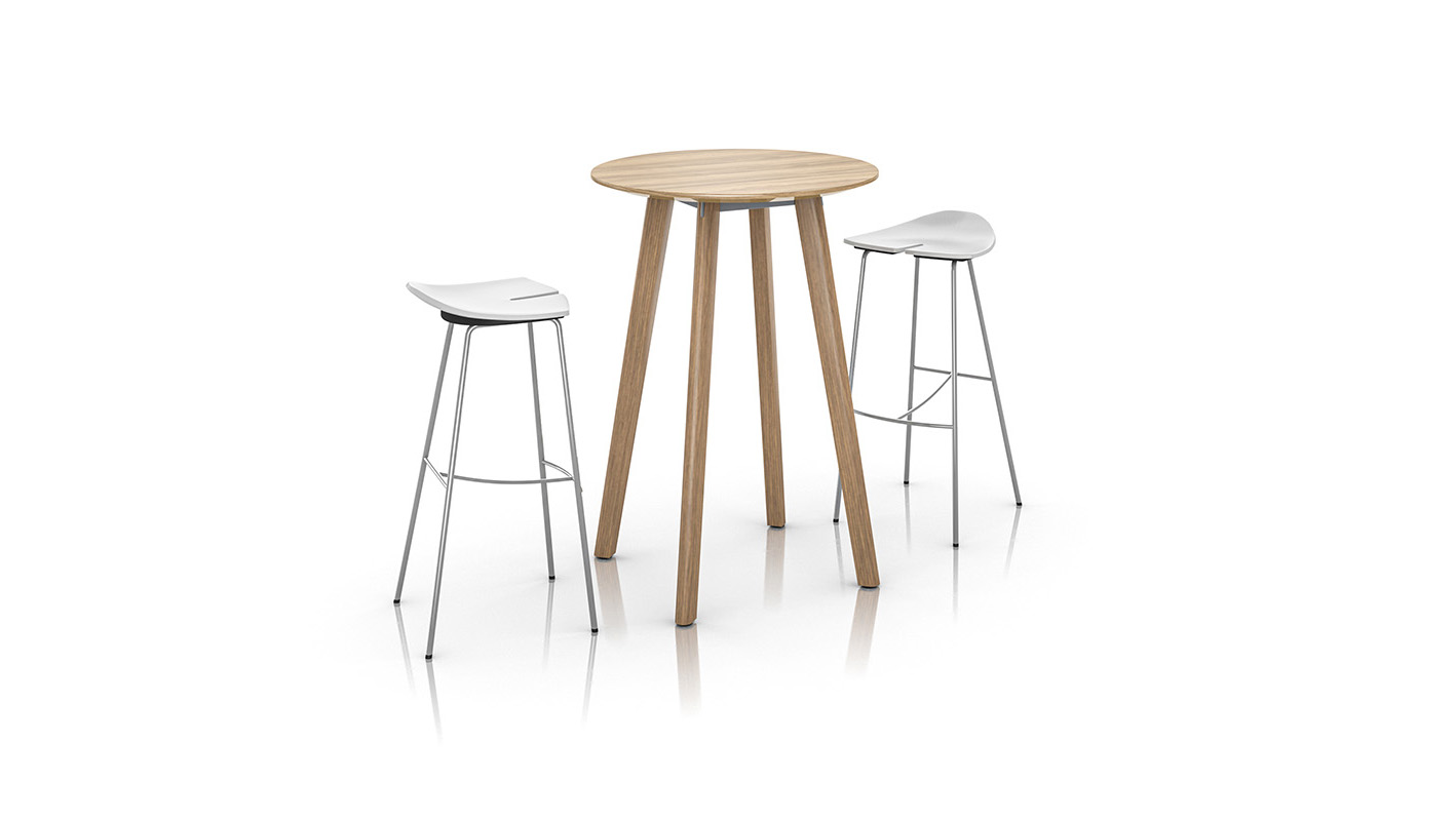 Ligouri Cafe Table on white background