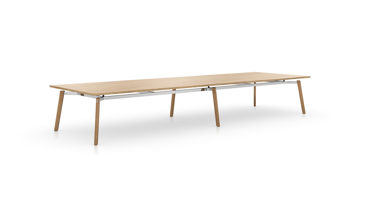 60x192 Ligouri conference table on white background.