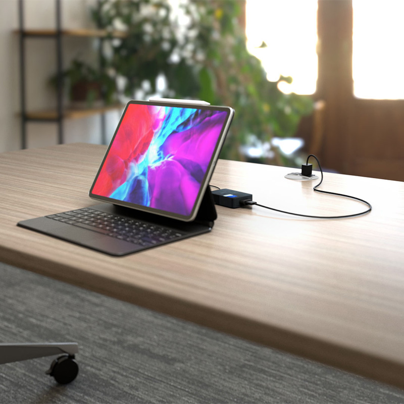 Node power unit featuring in training table product.