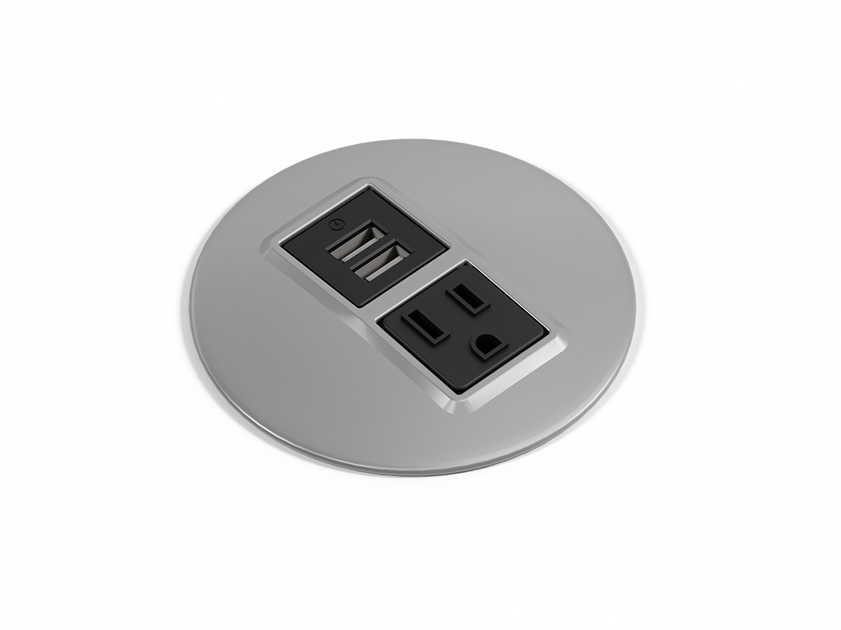 Node power unit in table top.