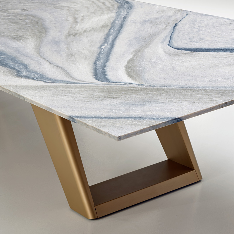 Expanse base with quartz top. 