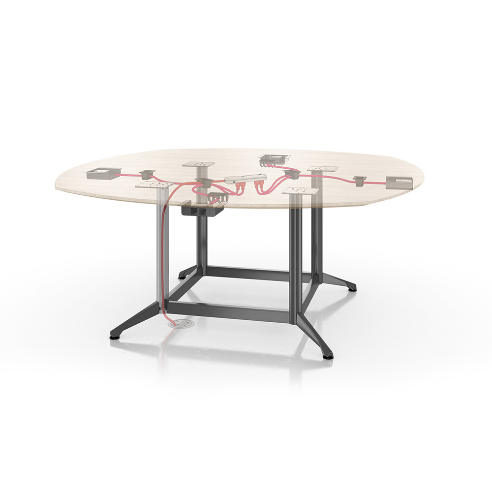 Cable Management in Zori table on white background