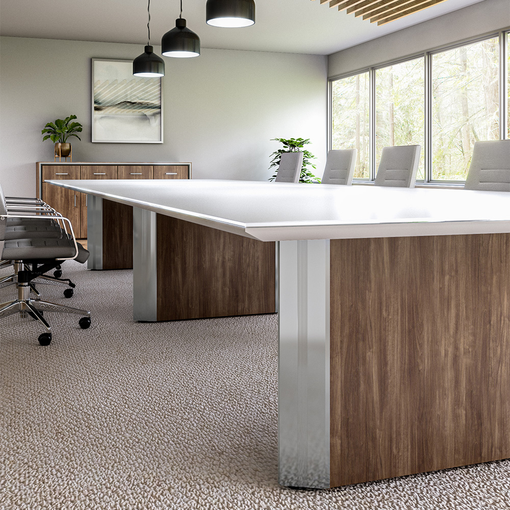 Stealth Conference Table in conference room