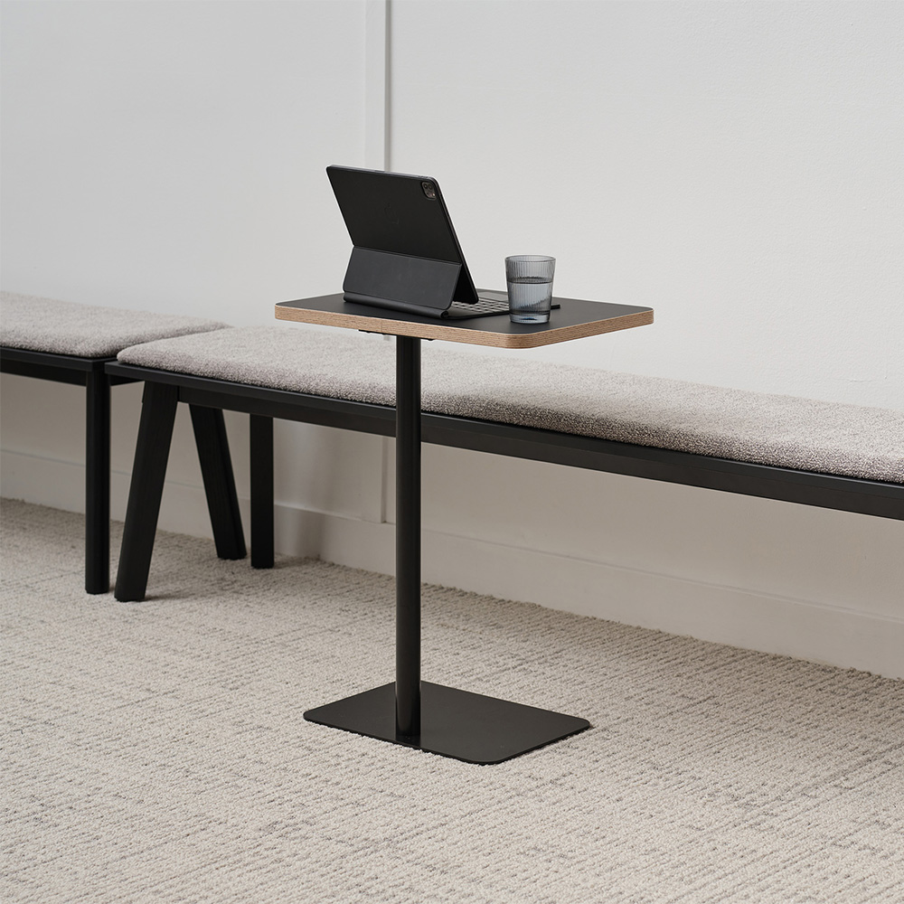 Universal Laptop Table with Ligouri Bench in third space